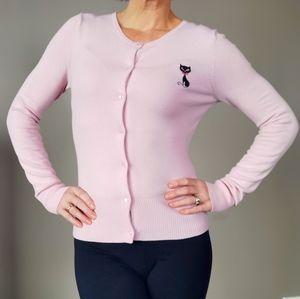 Vintage baby pink sweater